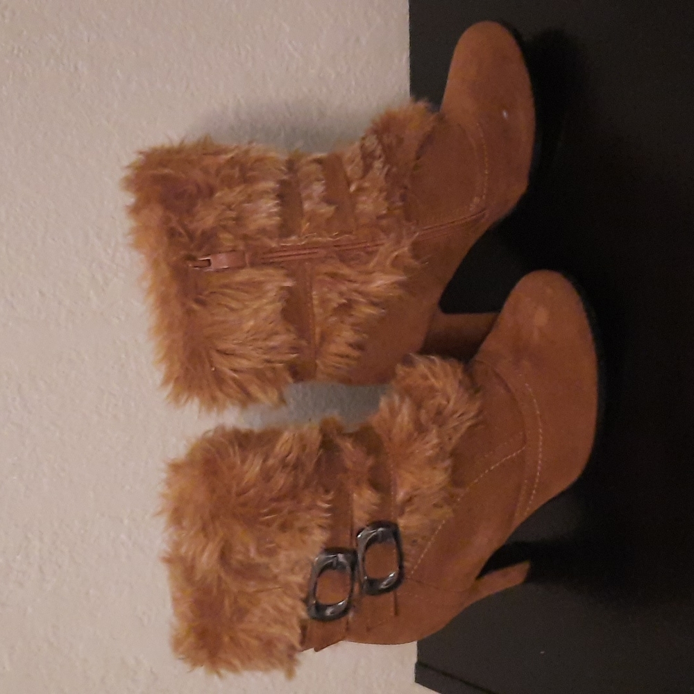 Fur Boots by Anna size 8